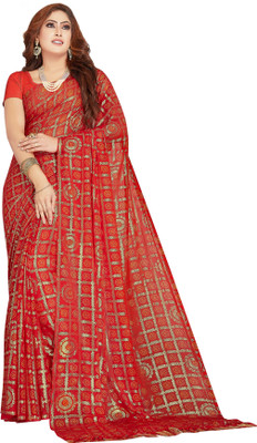 85% OFF on Rani Saahiba Printed Bandhani Georgette Saree(Red) 85% OFF on Rani Saahiba Printed Bandhani Georgette Saree(Red)