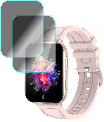 RapTag Edge To Edge Screen Guard for Rii Fire Boltt Max Smartwatch(Pack of 2)