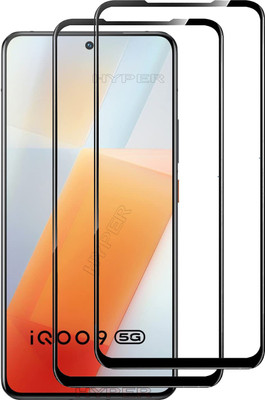 Hyper Edge To Edge Tempered Glass for iQOO 9 5G(Pack of 2)