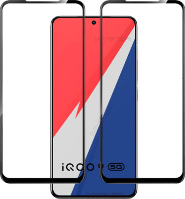 Hyper Edge To Edge Tempered Glass for iQOO 9 5G(Pack of 2)
