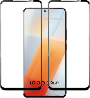 Hyper Edge To Edge Tempered Glass for iQOO 9 5G(Pack of 2)