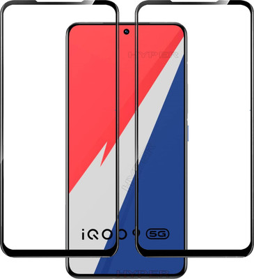Hyper Edge To Edge Tempered Glass for iQOO 9 5G(Pack of 2)