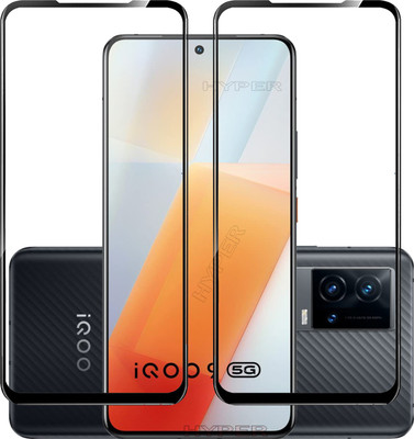 Hyper Edge To Edge Tempered Glass for iQOO 9 5G(Pack of 2)