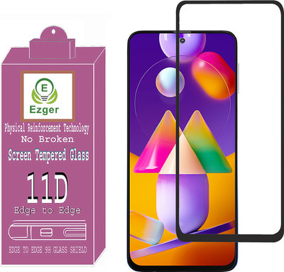 EZGER Edge To Edge Tempered Glass for Samsung GalaxyM31S(Pack of 1)