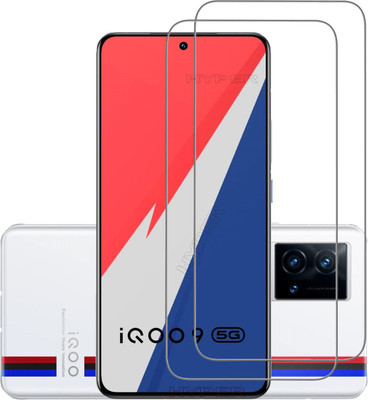 Hyper Tempered Glass Guard for iQOO 9 5G(Pack of 2)