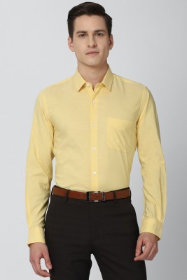 PETER ENGLAND Men Solid Formal Yellow Shirt