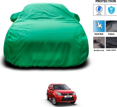 PAGORA Car Cover For Maruti Suzuki Alto K10 (With Mirror Pockets)(Green)