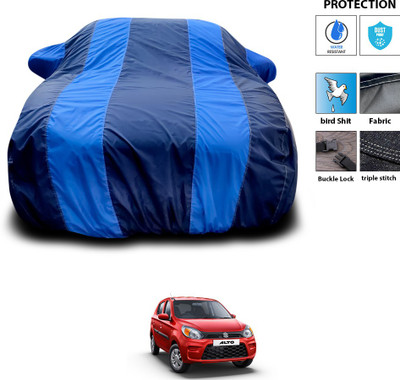 PAGORA Car Cover For Maruti Suzuki Alto K10 (With Mirror Pockets)(Blue)