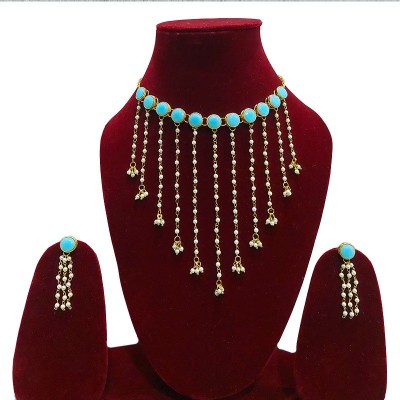 Varniraj enterprise Alloy Blue Jewellery Set(Pack of 1)