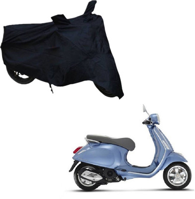THE REAL ARV Two Wheeler Cover for Piaggio(Vespa VXL, Black)