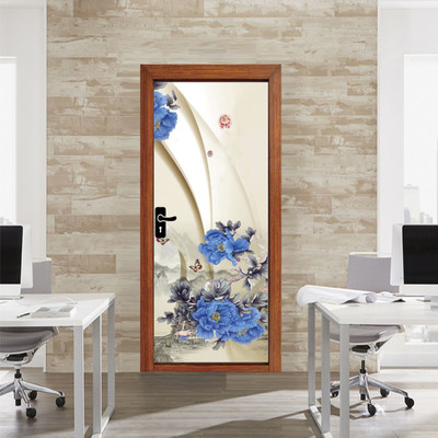 Guru Production 198.12 cm Door Sticker Wallpaper Vinyl Sticker Door ,Window, Kitchen, Table ,Almirah 30X78 Self Adhesive Sticker(Pack of 1)