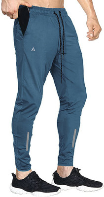AVOLT Solid Men Blue Track Pants