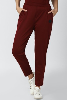 VAN HEUSEN Regular Fit Women Maroon Trousers