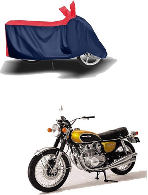 KEDIT Two Wheeler Cover for Honda(CB 500, Red, Blue)