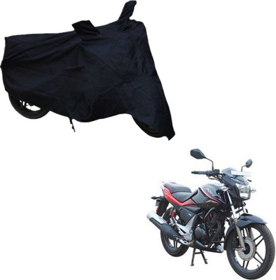 THE REAL ARV Two Wheeler Cover for Hero(CBZ Extreme, Black)