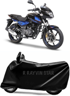 R Rayvin Star Two Wheeler Cover for Bajaj(Pulsar 150 DTS-i, Black)