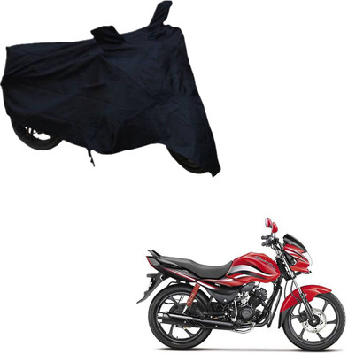 THE REAL ARV Two Wheeler Cover for Hero(Passion, Black)