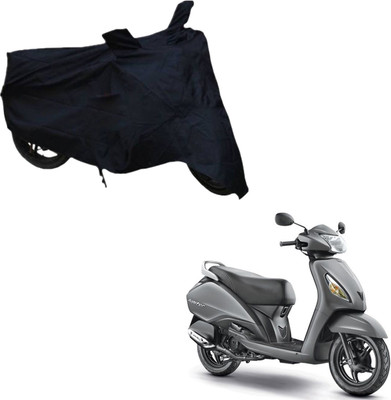 THE REAL ARV Two Wheeler Cover for TVS(Jupiter, Black)