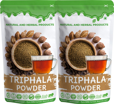 NATURAL AND HERBAL PRODUCTS Triphala Powder for Weight Loss | Eating | Skin | Hair Cre | Diabetes(2 x 100 g)