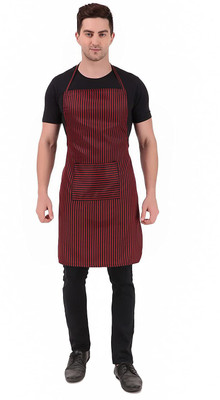 Kodenipr Club Blended Chef's Apron - Free Size(Red, Single Piece)