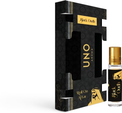 UNO AROMA uno unisex 8 ml roll-on-attar perfume (BLACK OUDH) Herbal Attar(Oud (agarwood))