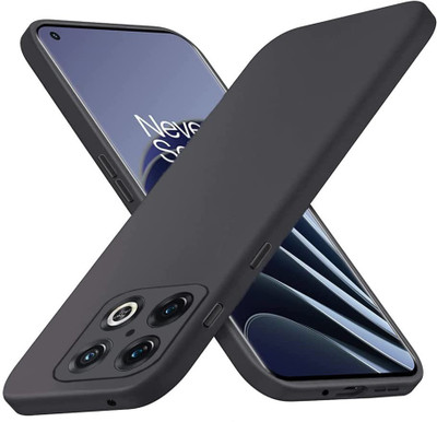 Aaralhub Back Cover for OnePlus 10 Pro 5G(Black, Camera Bump Protector, Pack of: 1)