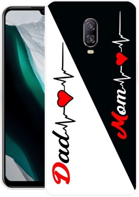 BAGRA Back Cover for OnePlus 6T(Black, White, Grip Case, Silicon, Pack of: 1)