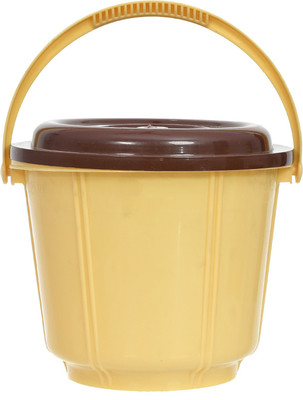 KUBER INDUSTRIES Plastic Grocery Container  - 5 L(Yellow)