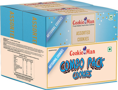Cookieman Fruit & Nut and Choco Chip Cookies Biscuit(2 x 400 g)