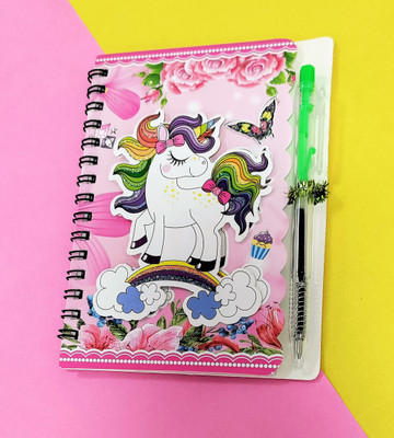 Preili's Gift Set Pocket-size Diary ruled 50 Pages(Multicolor, Pack of 2)