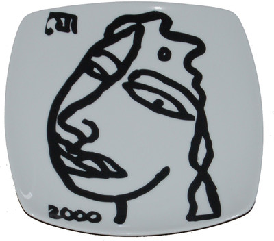 Ganges Art Gallery Bone China JO-L.S.P01 Dinner Set(White)