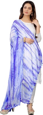 A To Z Cart Chiffon Geometric Print Women Dupatta