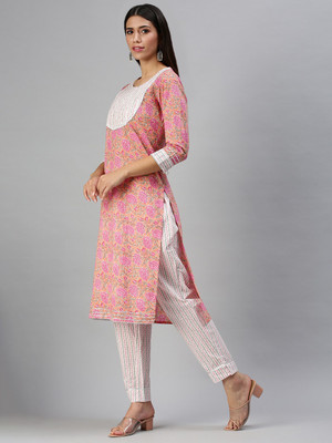 SHOWOFFFF Women Kurta Pant Set