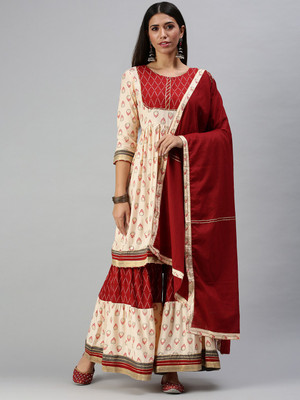 SHOWOFFFF Women Kurta Palazzo Set