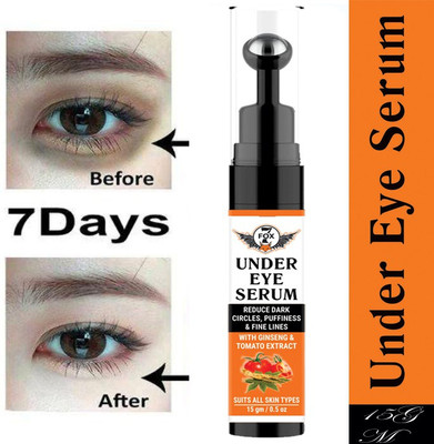 7 FOX Under Eye Serum with Reduce Dark Circles, Puffiness, Dryness, Fine Lines-15ml(15 ml)