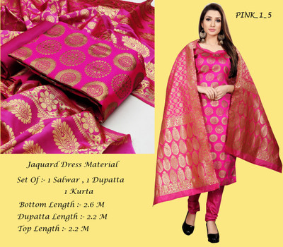 Kashvi Jacquard Self Design Kurta & Churidar Material