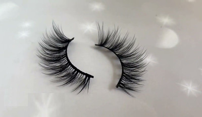 JANOST Shape False-Fake Eyelashes With Glue Set Natural(Pack of 1)