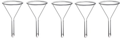 Z GLASS Borosilicate Glass Funnel(Clear, Pack of 5)