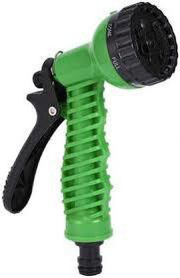 Divviks 7 Mode Pattern High Pressure Garden Hose Nozzle Water Spray Gun Green Pack of 2 2 L Hand Held Sprayer(Pack of 2)