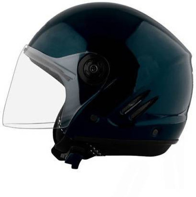 HDRC HALF FACE UNISEX HELMET Motorbike Helmet (Black) Motorbike Helmet BLACK Motorbike Helmet(blk)