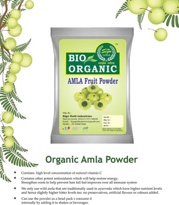 sign gold amla powder benefits for hair and skin (100 g) Pack of 1(100 g)