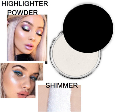 JANOST Illuminator Silver Highlighter Ultra Smooth Shine Waterproof Face Highlighter(SILVER)