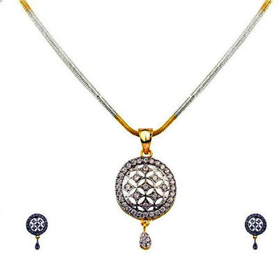JSD Metal Gold-plated Gold Jewellery Set(Pack of 1)