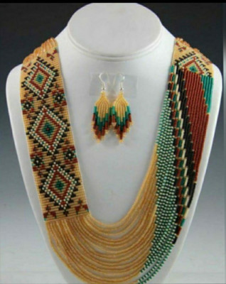 Lifefashion Glass Gold-plated Brown Jewellery Set(Pack of 1)