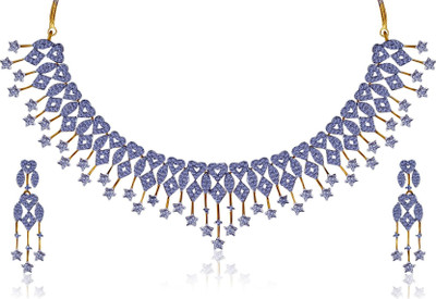 JSD Metal Gold-plated Gold Jewellery Set(Pack of 1)