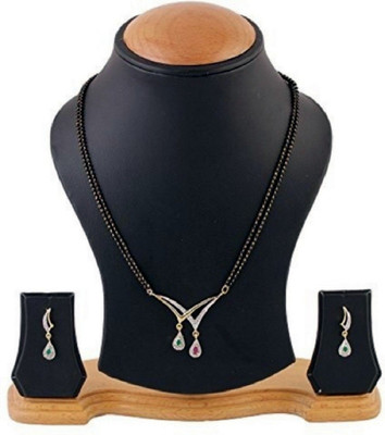 JSD Metal Gold-plated Gold Jewellery Set(Pack of 1)