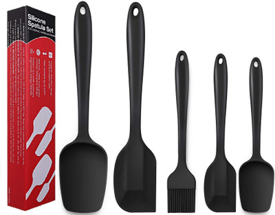 Flipkart SmartBuy Spatula 5pcs Black Non-Stick Spatula(Pack of 5)