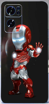 TJ CREATION OPPO Reno7 Pro 5G Mobile Skin(Ultra Super Baby Ironman Skin With High Matte Finish.)