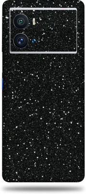 WeCre8 Skin's Vivo Iqoo 9 Pro 5g, Glitter Black Mobile Skin(Multicolor)