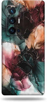 Mclaxa Flowers Texture Mobile Back Skin, Flowers Texture, Vivo X 70 Pro Plus Mobile Skin(Flowers Texture Skin With Super Matte Finish)